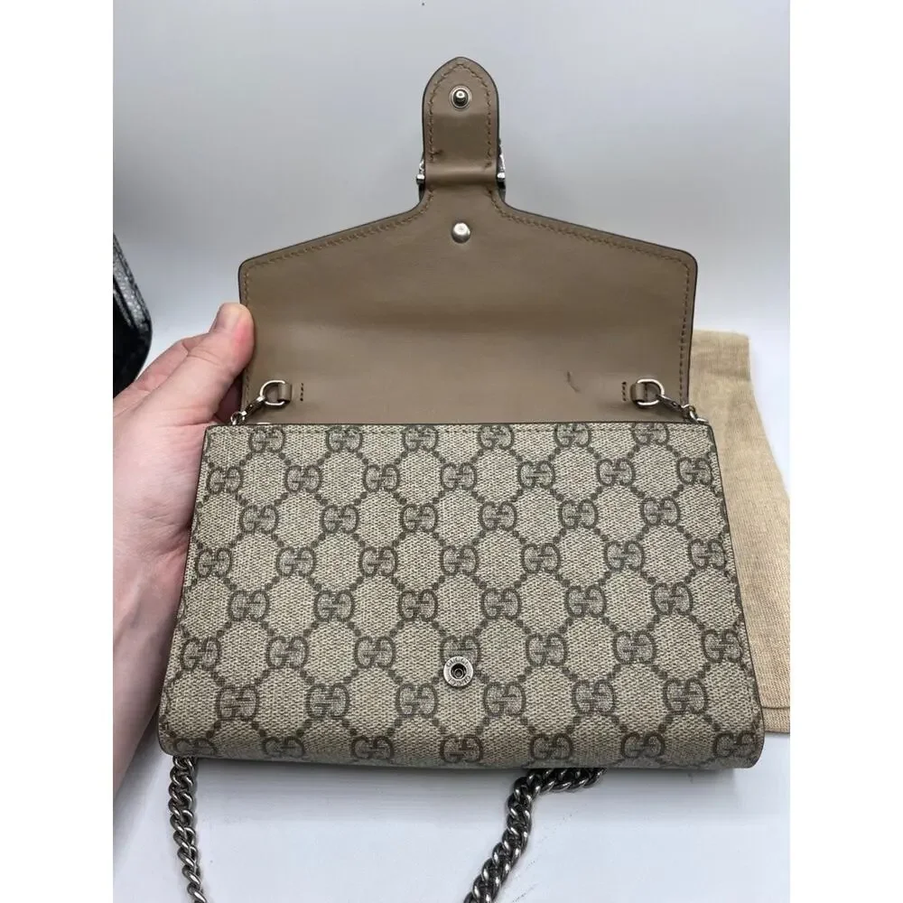 Gucci GG Web Dionysus Wallet on Chain SPB-JB 335381